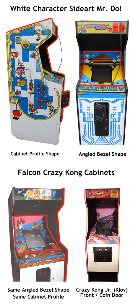 Mr. Do! Falcon Industries Cabinet Comparisons