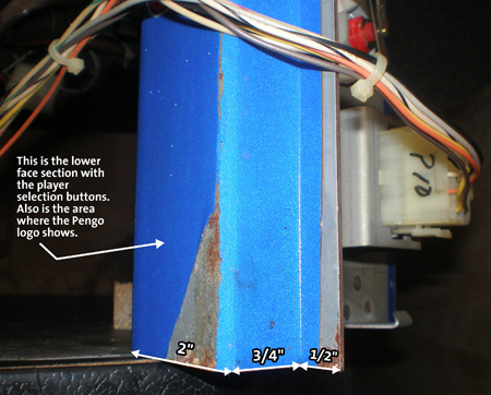 Pengo Control Panel Dimensions - Wrapping 2