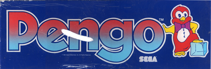 Sega Pengo Marquee Standing Version