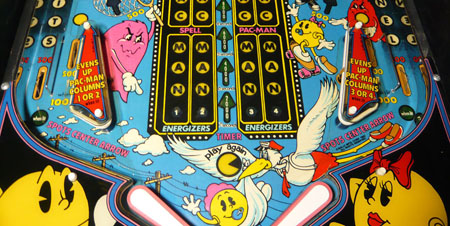 Baby Pac-man Original - Playfield Detail