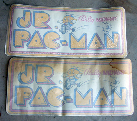 Jr. Pac-man sideart sticker decals