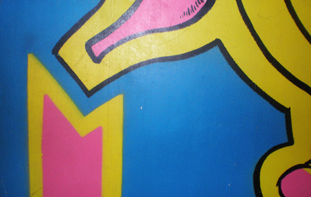 Classic Ms. Pac-man Stencil Registration Detail 1