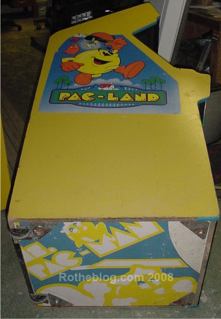 Unfinished Ms. Pac-man stencil artwork