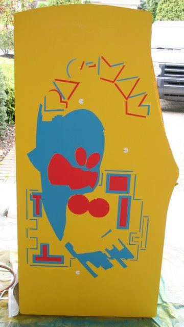 Pac-man restoration - Stencil Photo 5