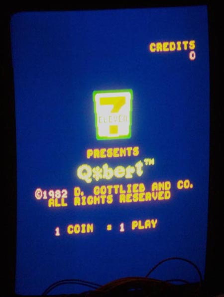 Q*Bert 7-11 Screenshot