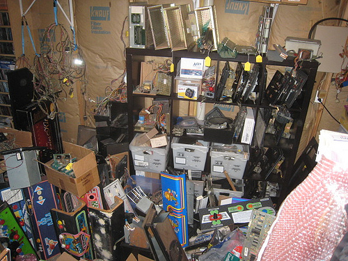 DJ Arcade Game Parts Room