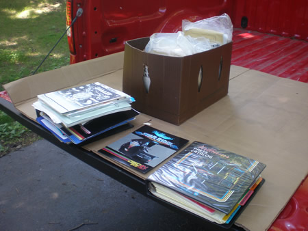 Box of operator's papers and manuals
