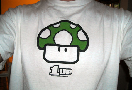 1up Mario Retro T-Shirt