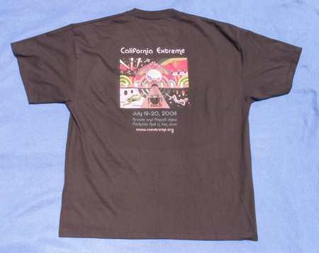 CAX 2008 Arcade Gaming Convention T-Shirt 1