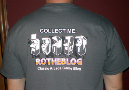 Rotheblog Arcade Game Shirt - Back
