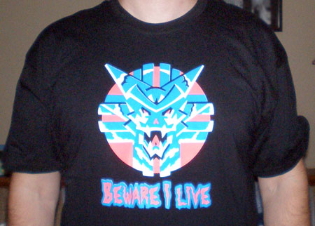 Sinistar Blacklight Retro Arcade Shirt