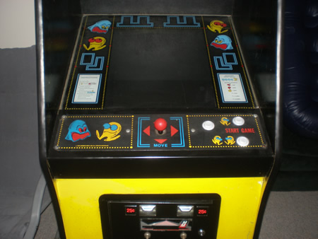 Pac-man Conrol Panel and Black TMolding