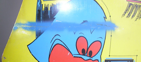Pac-man Sideart Spray Paint