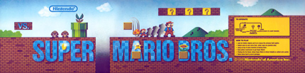 Super Mario Brothers Marquee
