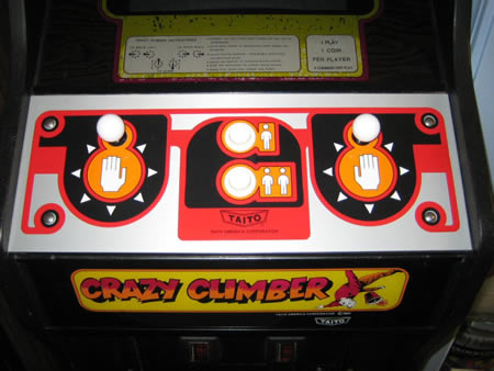 Crazy Climber Control Panel Brand New