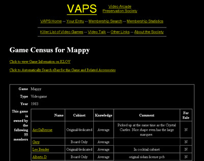 VAPS Screenshot