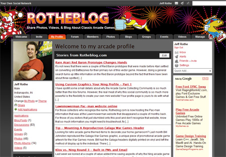 Jeff Rothe Rotheblog Profile Screen