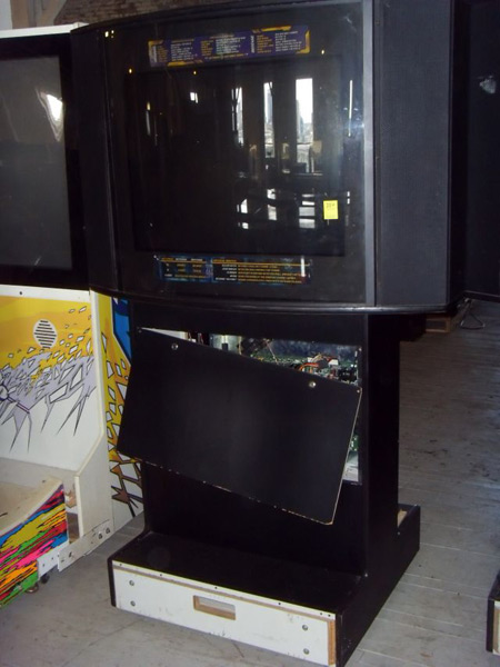 Empty Broken Dynamo Arcade Cabinet