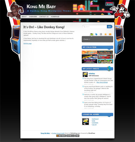 Kong Me Baby Theme Screenshot
