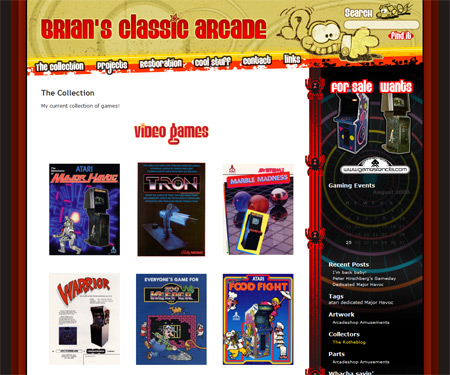 Brian's Classic Arcade RGVAC WordPress Theme Screenshot