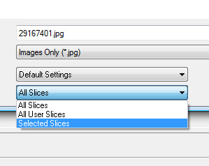 Photoshop's Slice Save Dialog Box