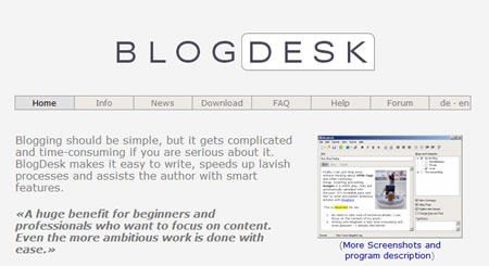 BlogDesk Logo