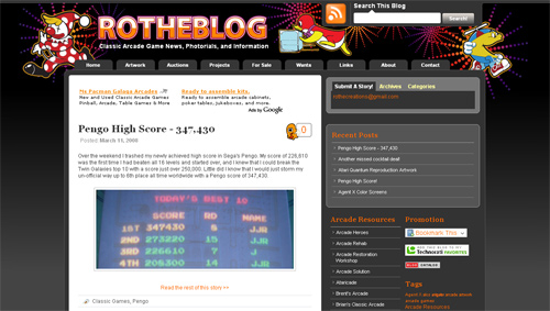 New Rotheblog Design March 2008