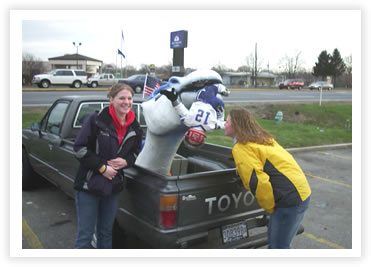 Rothe Blog Chapman Girls Visit Colts Playoffs