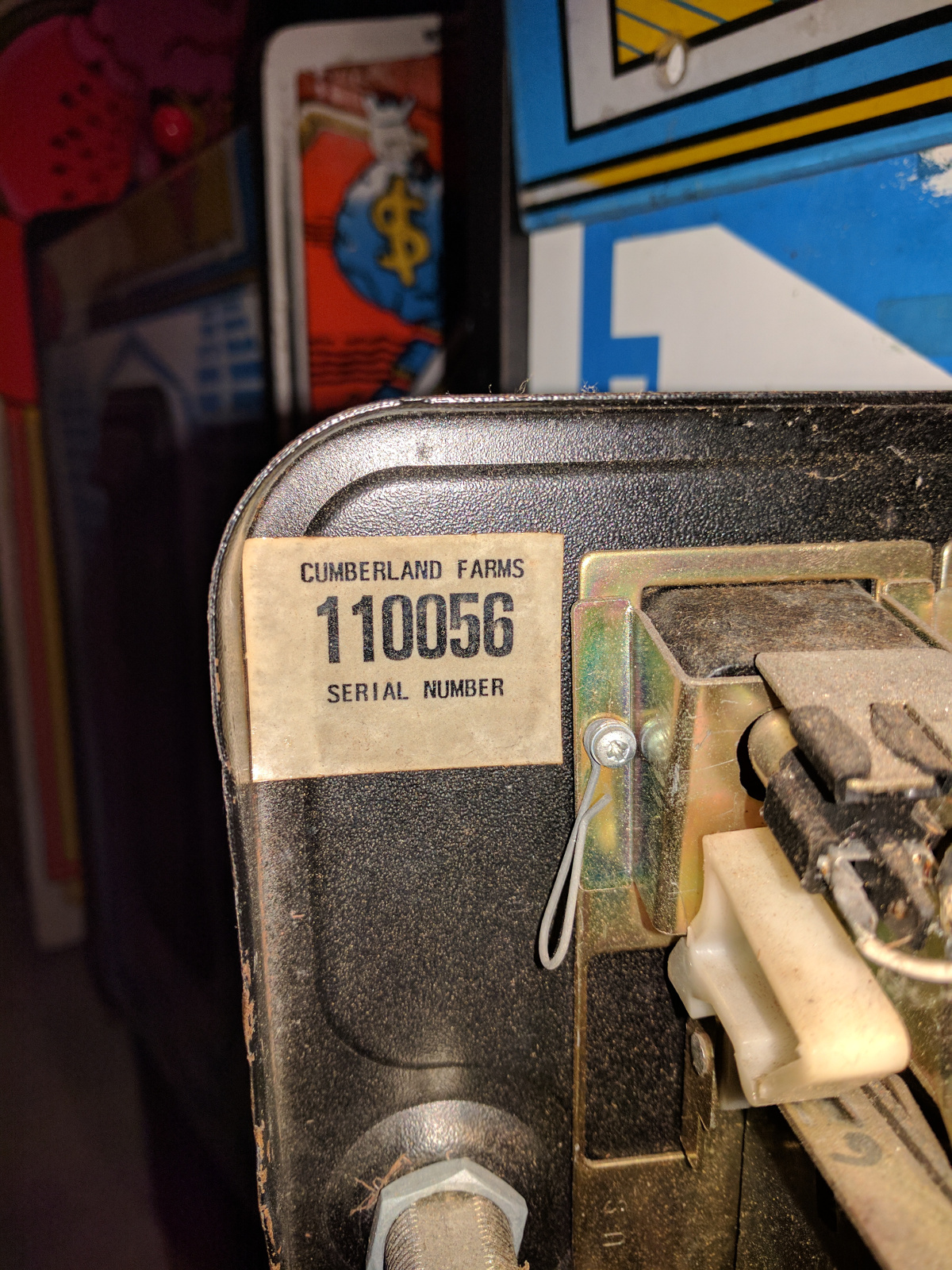 Glak Mr. Do! - Cumberland Farms Serial Number