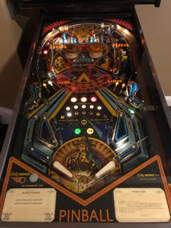 Black Pyramid Pinball - Playfield