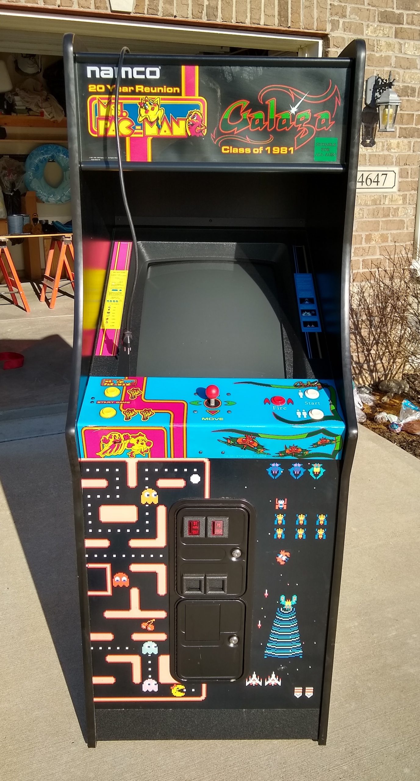 Ms. Pacman & Galaga 20th Reunion - Front
