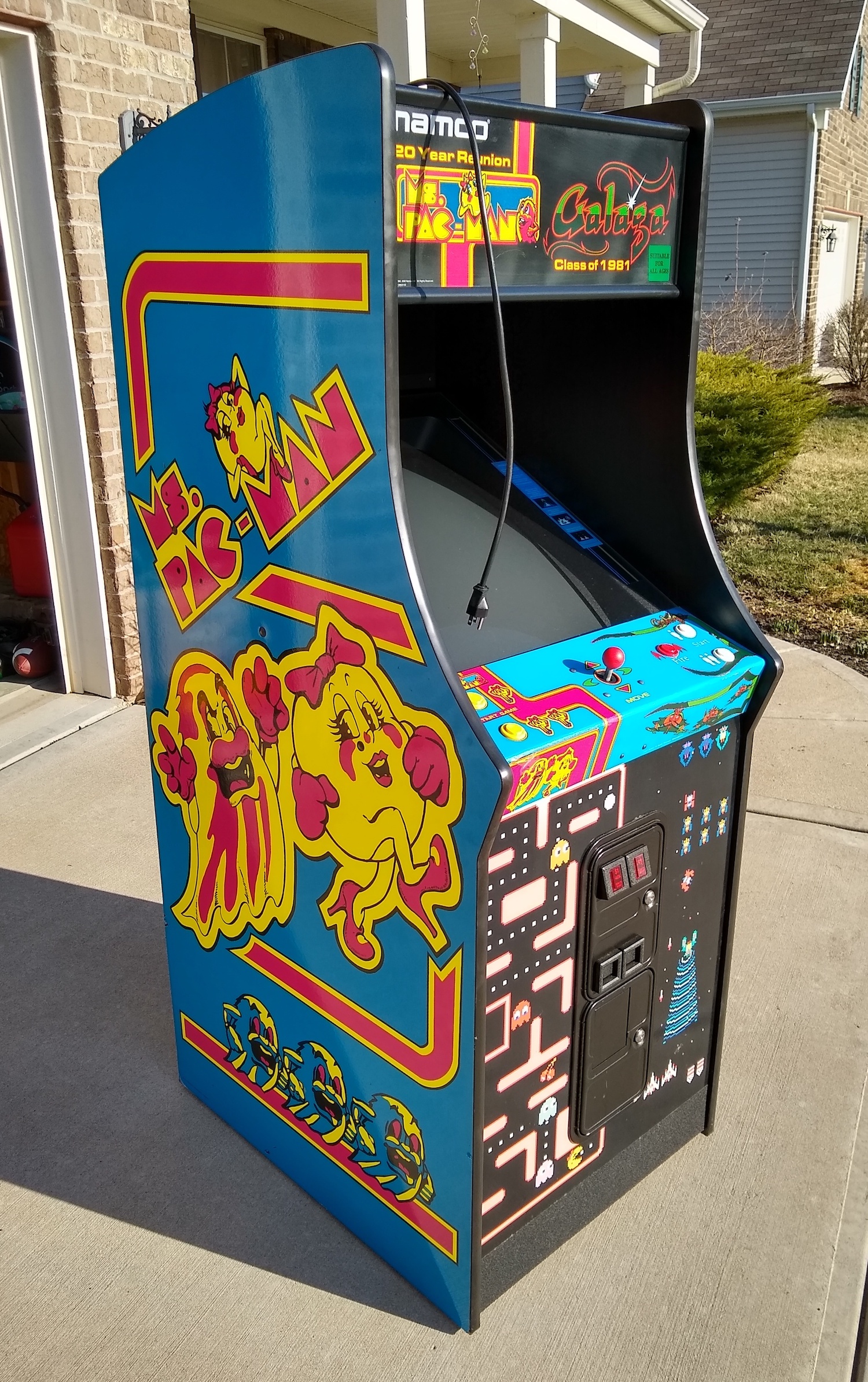 pacman and galaga