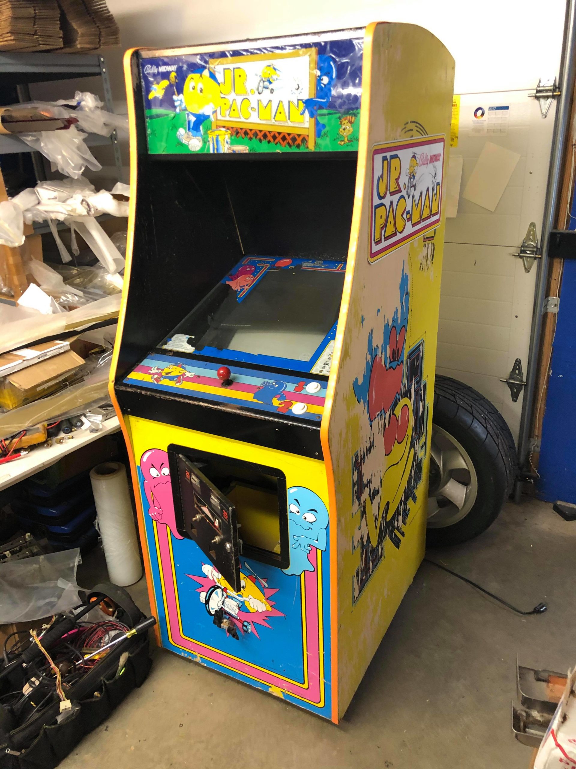 Jr. Pac-man Conversion - Upright