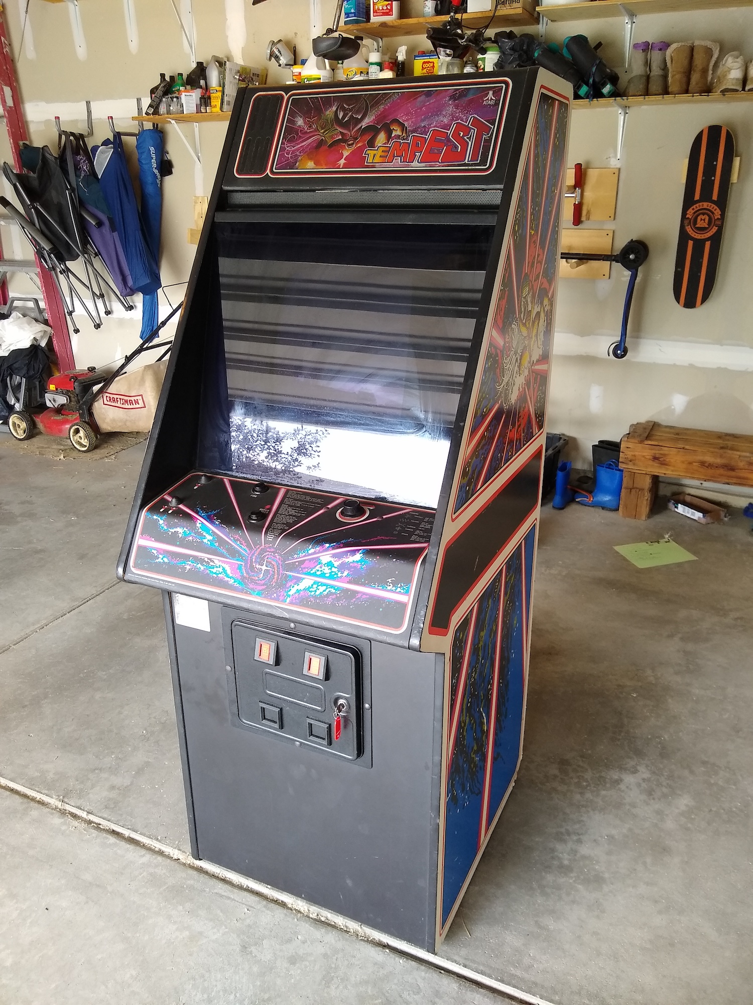 Atari Tempest Upright - Front View