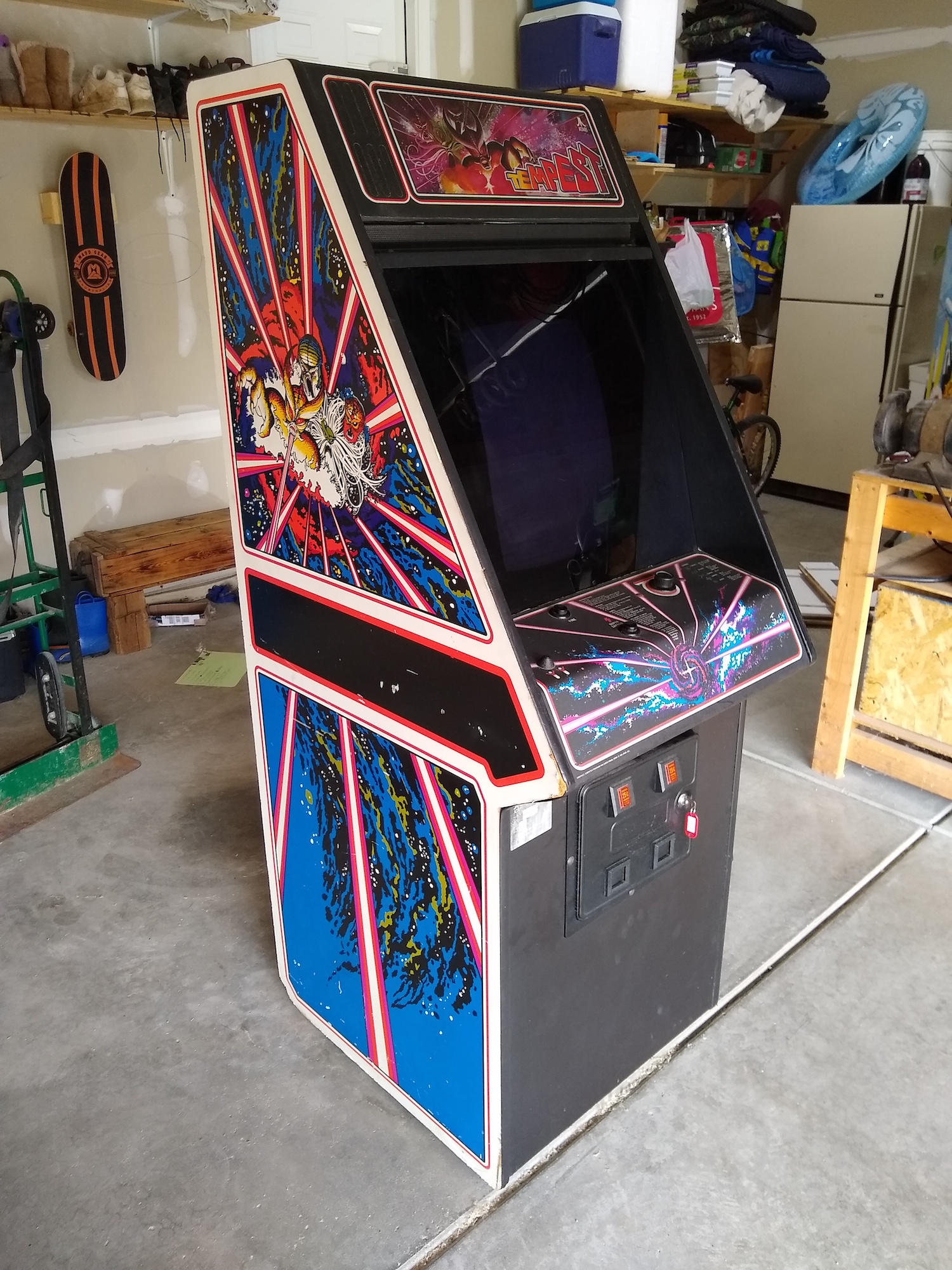 Atari Tempest Upright - Left View