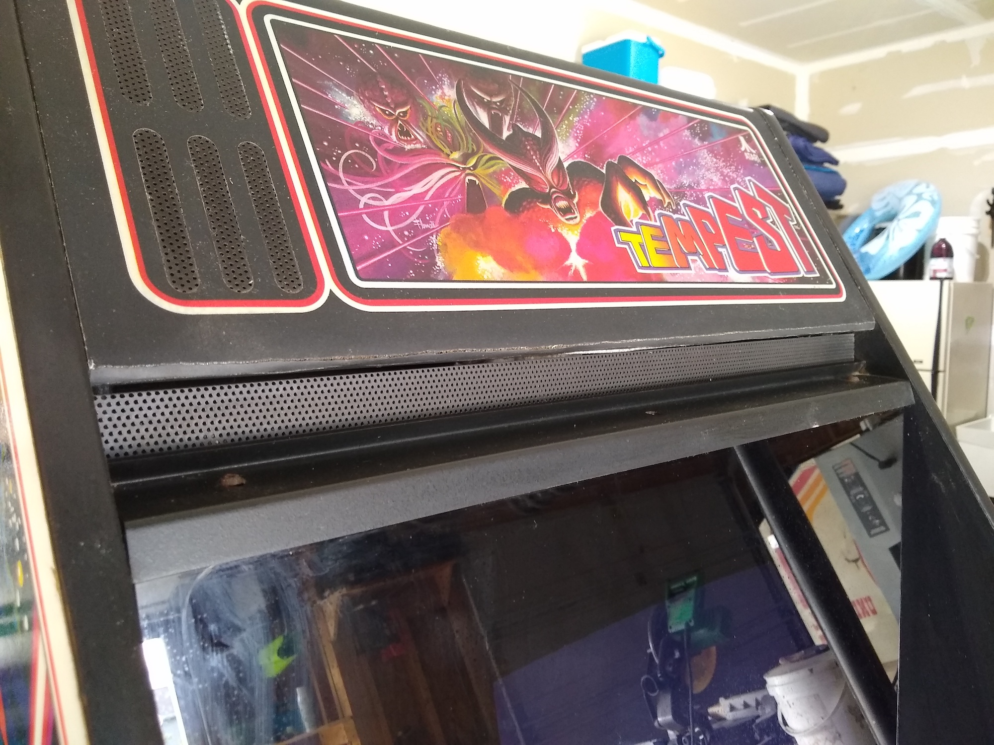 Atari Tempest Upright - Marquee Detail