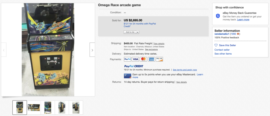 Omega Race eBay Auction Result - Chamois, Missouri