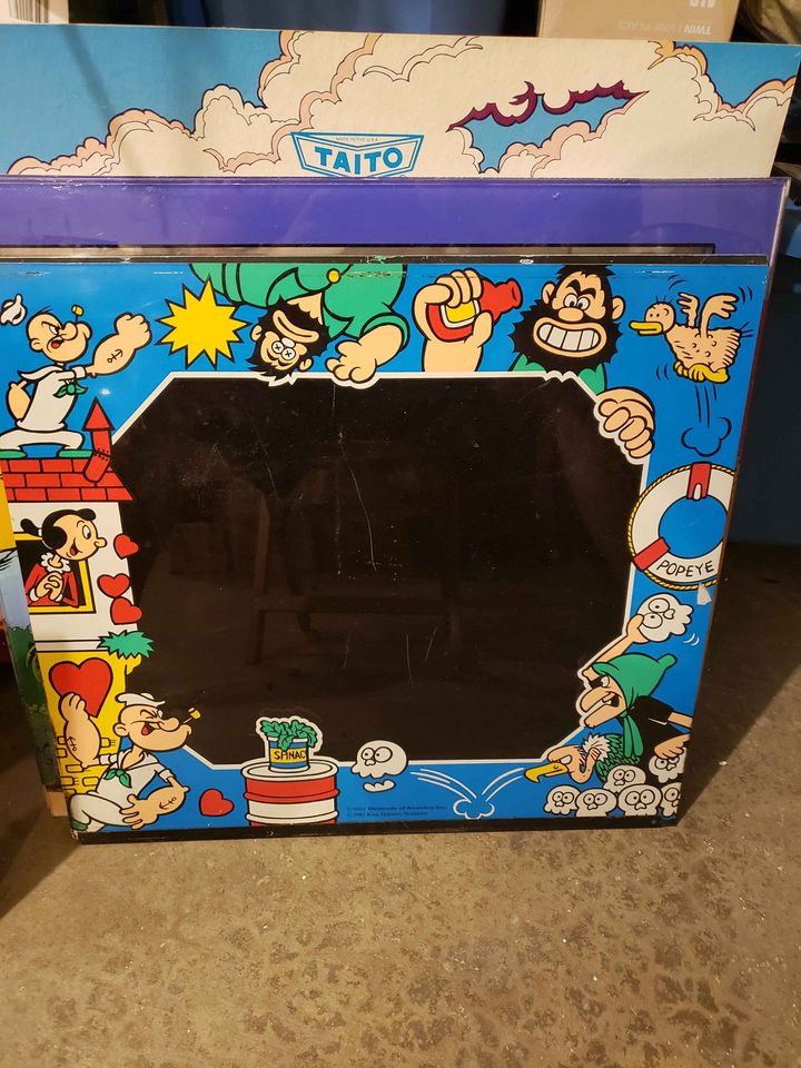 Nintendo Popeye Bezel with Retainer Bracket