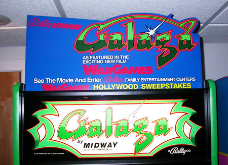 Galaga War Games Header Mounted 1