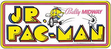 Jr. Pac-man Conversion Sideart sticker
