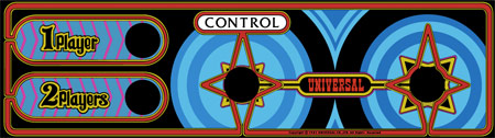 Mr. Do! Control Panel Overlay Artwork