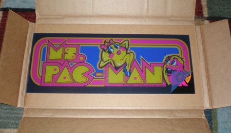 Two Bits Ms. Pac Marquee Packing