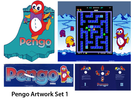 Pengo Artwork Set 1