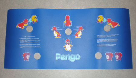 Sega Pengo Reproduction Overlays