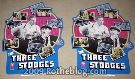 3 Stooges NOS Sideart