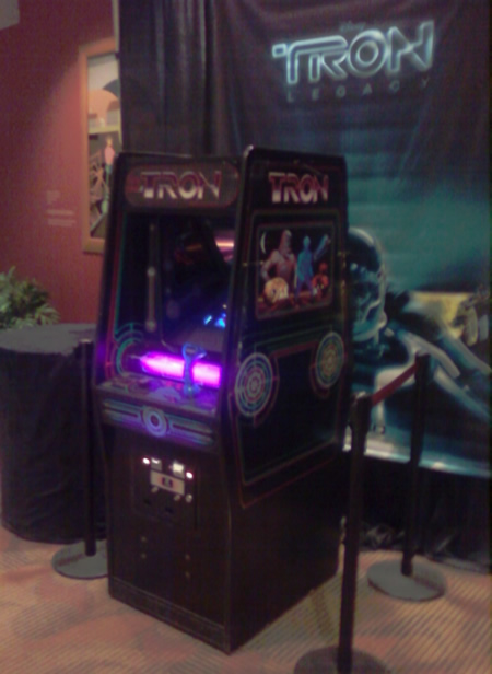 Tron Arcade Game at Indiana State Museum