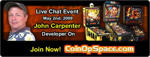 John Carpenter Live Chat at Coinopspace.com