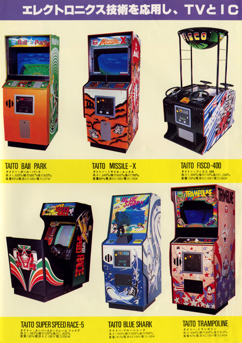 TAITO Game Station Arcade Video Game FLYER Banner 