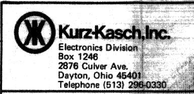Kurz-Kasch Address Detail