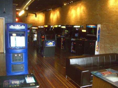 Inside the Arcade Game Museum in McLean, IL